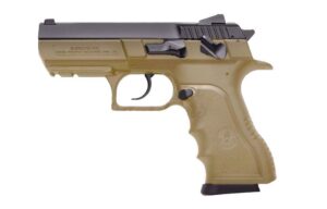 IWI JERICHO 941 ENHANCED Mid-Size Polymer Frame Pistol 9mm Luger 3.8" Barrel (2x)16RD Mag Flat Dark Earth