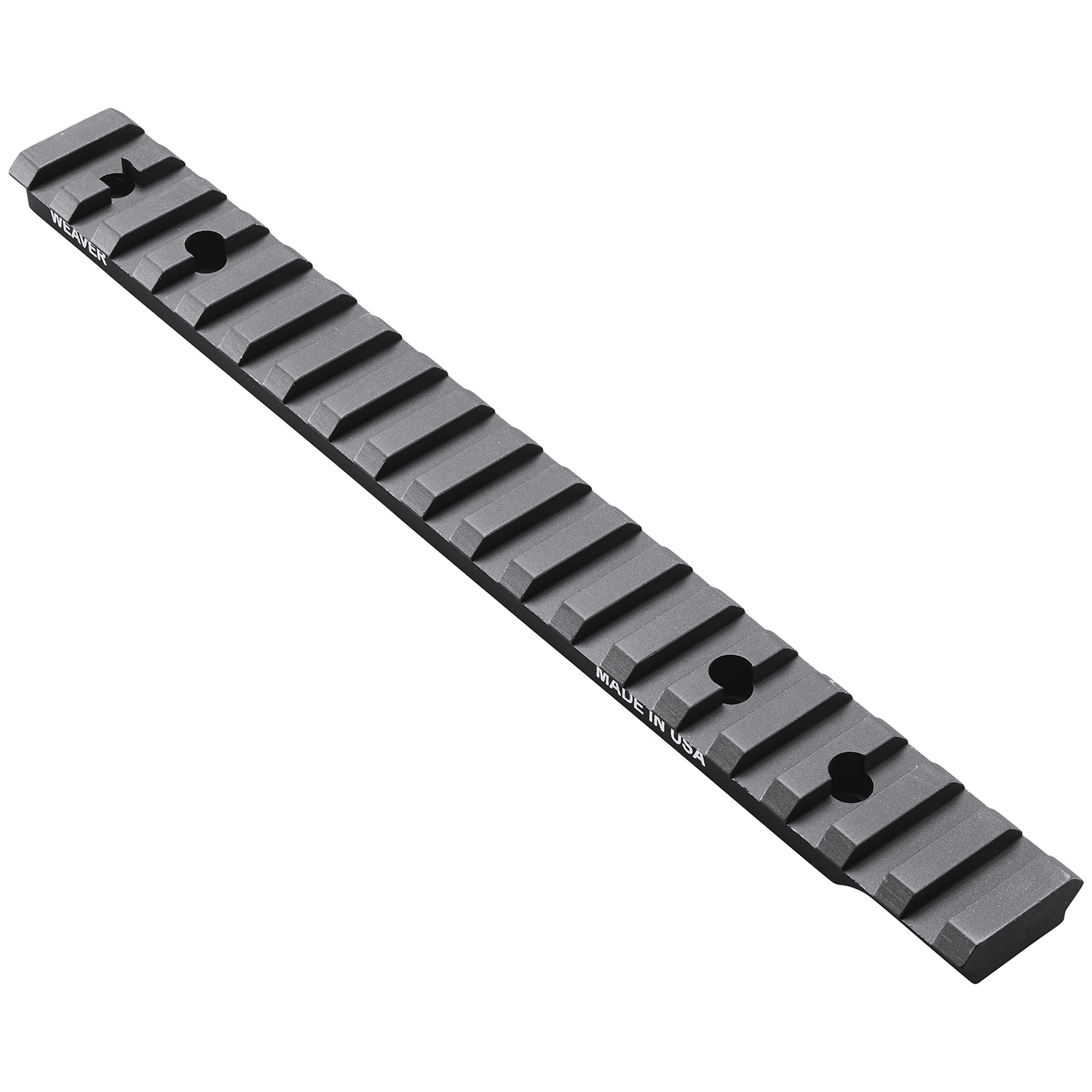 Weaver Mounts 99487 Multi-Slot Base Extended Black Anodized Aluminum Fits Savage Axis