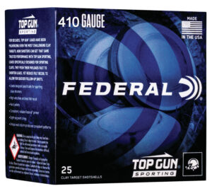 Federal TGS412149 Top Gun  410Gauge 2.50" 1/2oz 9Shot 25 Per Box/10 Case