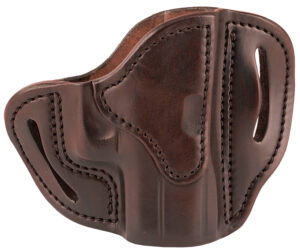 1791 Gunleather BHCSBRR BHC OWB Size C Signature Brown Leather Belt Slide Compatible w/Glock 43/Sig P365/Walther PPK Right Hand