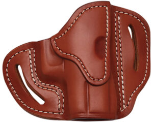 1791 Gunleather BHCCBRR BHC OWB Size C Classic Brown Leather Belt Slide Compatible w/Glock 43/Sig P365/Walther PPK Right Hand