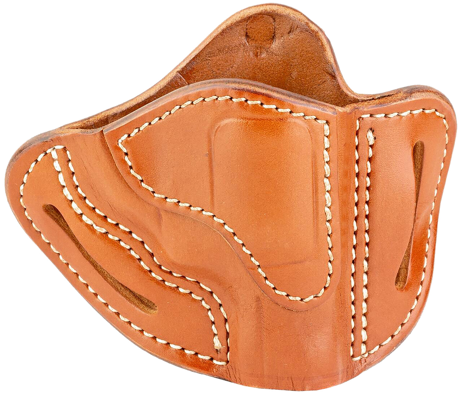 1791 Gunleather RVH1CBRR RVH1 OWB Size 01 Classic Brown Leather Belt Slide Fits S&W J Frame/Ruger LCR/S&W 38 Belt Up to 1.75" Wide Right Hand