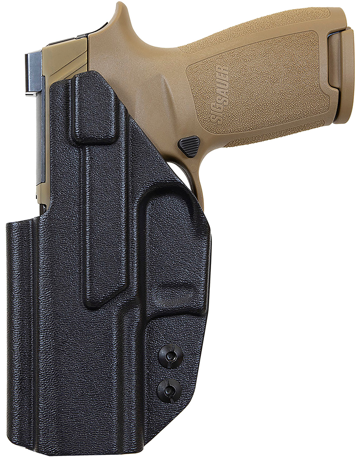 1791 Gunleather TACIWBP320BLKR Tactical Kydex IWB Black Kydex Belt Clip Fits Sig P320