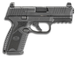 FN 66100587 509M MRD Mid-Size 9mm Luger 15+1 4" Black Recessed Crown Barrel, Matte Black Optic Ready/Serrated Stainless Steel Slide, Matte Black Polymer Frame w/Picatinny Rail, Ambidextrous