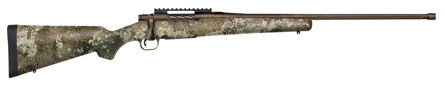 Mossberg 28091 Patriot Predator 6.5 PRC 4+1 24" Patriot Brown Cerakote 4.49" Fluted Barrel Patriot Brown Cerakote Steel TrueTimber Strata Right Hand