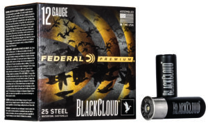 Federal PWBX1473 Black Cloud FS 12Gauge 2.75" 1 1/8oz 3Shot 25 Per Box/10 Case