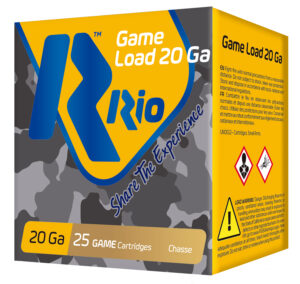 Rio Ammunition RC2075 Game Load 20Gauge 2.75" 1oz 7.5Shot 25 Per Box/10 Case