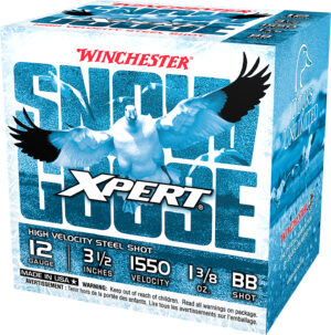 Winchester Ammo WXS12LBB Xpert Snow Goose High Velocity 12Gauge 3.50" 1 3/8oz BBShot 25 Per Box/10 Case