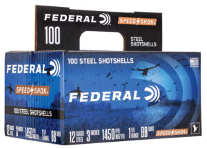 Federal WF1421002 Speed-Shok 12Gauge 3" 1 1/4oz 2Shot 100 Per Box/2 Case