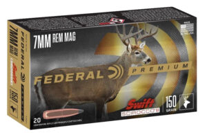 Federal P7RSS1 Premium  7mmRemMag 150gr Swift Scirocco II 20 Per Box/10 Case