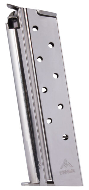 Mec-Gar MGCGGOV10N 1911 Government 8rd 10mm Auto, Fits 1911 Government Nickel Carbon Steel