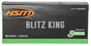 HSM 2225020N Varmint 22-250 Rem 55 gr Sierra BlitzKing 20 Per Box/ 25 Case