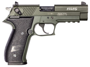 GSG GERG2210FFG FireFly  22 LR 10+1 4" Green Steel Barrel, Serrated Slide, Zinc Alloy w/Accessory Rail Frame, Black Polymer Grip