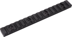 Timber Creek Outdoors M15SPRBL M-LOK 15 Slot Picatinny Rail Black Anodized