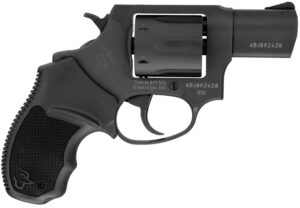 Taurus 2-85621 856 *CA Compliant Small 38 Special +P 6 Shot 2" Matte Black Carbon Steel Barrel, Cylinder & Frame, Black Finger Grooved Rubber Grip, Transfer Bar Safety, Exposed Hammer