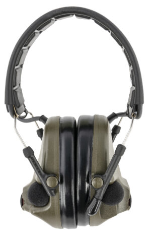 Peltor MT20H682FB09GN ComTac V Hearing Defender Headset 23 dB Over the Head OD Green/Black Adult 1 Pair