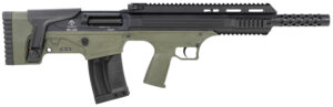 ATI ATIG12BDG Bulldog  12 Gauge Semi-Auto 3" 5+1 18.50" Black Steel Barrel, Black Aluminum Receiver, Picatinny Rail, Green Fixed Bullpup Stoc & Grip