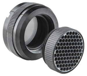 Meprolight USA 5626090000 Polarizer/Flash Guard Kit Rifle Black Compatible w/ Mepro M21