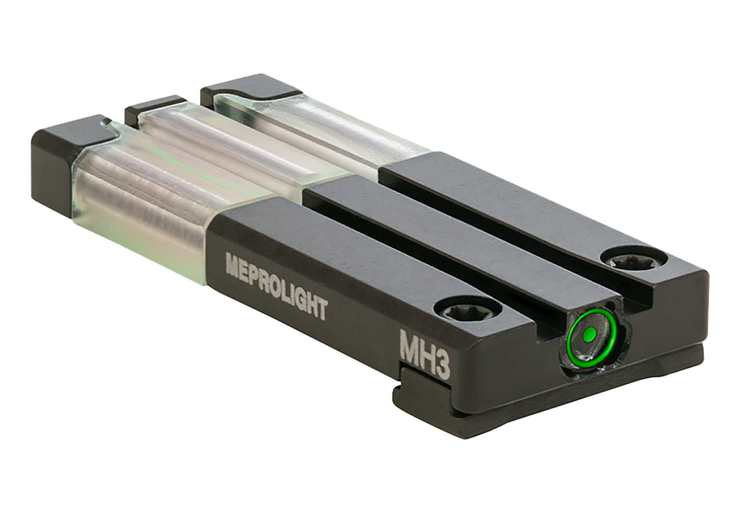 Meprolight USA 631053108 FT Bullseye Rear Sight Green Tritium/Fiber Optic Glock MOS
