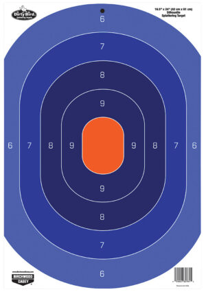 Birchwood Casey 35763 Dirty Bird Silhouette Tagboard Target 16.50" x 24" 3 Per Pkg