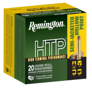 Remington Ammunition 23010 HTP  44RemMag 240gr Semi Jacketed Hollow Point 20 Per Box/25 Case