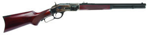 Cimarron CA206 1873 Short Deluxe Full Size 44 Special 10+1, 20" Blued Octagon Steel Barrel, Color Case Hardened Steel Receiver, Walnut Fixed Pistol Grip Stock, Right Hand