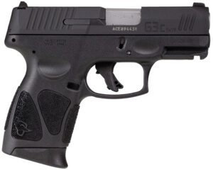 Taurus 1G3CSR9031 G3C Compact Frame 9mm Luger 12+1 3.26" Matte Stainless Steel Barrel, Matte Black Tenifer Serrated Steel Slide, Black Polymer Frame w/Picatinny Rail, Black Polymer Grip, Right Hand