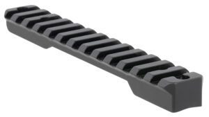 Talley PSM258779 Fierce Rivalry Picatinny Rail  Black Anodized Short Action 20 MOA