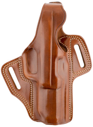Galco FL458R Fletch OWB Tan Leather Belt Slide Fits FN Five-seveN USG/MK2/Ruger 57