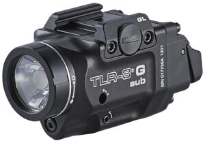 Streamlight 69431 TRL-8 G Sub Gun Light with Green Laser Black Anodized 500 Lumens White LED Glock 43X MOS/48 MOS/43X/48 with Rail
