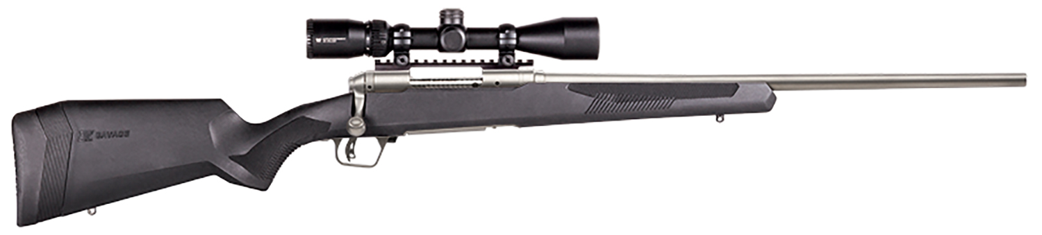 Savage Arms 58014 110 Apex Storm XP 7mm PRC 2+1 22", Matte Stainless Metal, Synthetic Stock, Vortex Crossfire II 3-9x40mm Scope
