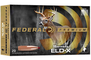 Federal P3006ELDX1 Premium ELD-X 30-06Springfield 178gr 20 Per Box/10 Case