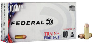 Federal TP10VHP1 Train + Protect  10mmAuto 180gr Versatile Hollow Point 50 Per Box/10 Case