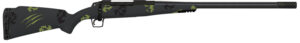 Fierce Firearms TROG300PRC22BF CT Rogue  300 PRC 3+1 22" Carbon Fiber Barrel, Black Cerakote Titanium Rec, Forest Camo Rogue Stock
