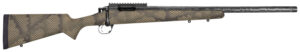 Proof Research 135297 Glacier TI Full Size 7mm PRC 4+1 24" Carbon Fiber Match Grade Threaded Barrel, Black Cerakote Titanium Receivern w/Picatinny Rail, Fixed PROOF Hunter TFDE Carbon Fiber Stock