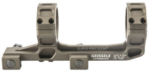 Geissele Automatics AR15 Super Precision Scope Mount/Ring Combo Desert Dirt Color Anodized