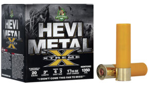 HEVI-Shot HS39206 HEVI-Metal Extreme 20Gauge 3" 1 1/16oz Steel/Tungsten 6/3Shot 25 Per Box/10 Case