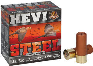 HEVI-Shot HS61227 Upland 12Gauge 2.75" 1oz 7Shot 25 Per Box/10 Case