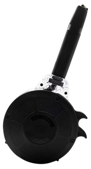 Kci Usa Inc KCIMZ028 Drum Magazine  50rd 40 S&W Compatible w/ Glock 22/23/24/27/35 Black Hardened Steel/Polymer