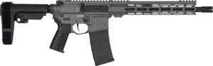 CMMG 30AB20FTNG Banshee MK4 300 Blackout 30+1 12.50" Black Nitride Medium Taper Threaded Barrel, EML 7" M-LOK Handguards, Tungsten Cerakote Aluminum Picatinny Rail Receiver, CMMG Zeroed Grips