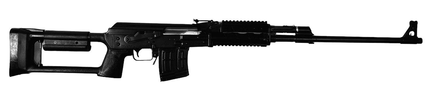 Zastava Arms Usa SR91762OR M91 7.62x54mmR 10+1 24" Black Nitride Threaded Barrel, Black Anodized Steel Receiver w/Picatinny Rail, Black Synthetic Adjustable Stock