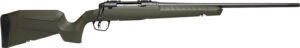 Savage Arms 32109 Axis 2 Compact 308 Win 4+1 20" Matte Black Heavy Sporter Barrel, Matte Black Drilled & Tapped Carbon Steel Receiver, Fixed OD Green Synthetic Stock, Right Hand