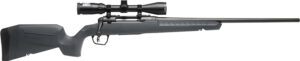 Savage Arms 32173 Axis 2 XP Combo Full Size 243 Win 4+1 22" Black Sporter Barrel, Black Carbon Steel Receiver Drilled & Tapped, Gray Fixed Synthetic Stock, Weaver 3-9x40mm Scope, Right Hand