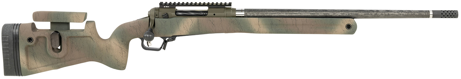 Savage Arms 58156 110 Pro Pursuit 6.5 Creedmoor 3+1 20" Olive Dark Green Cerakote Earth-Tone Camo/Black Web Right Hand