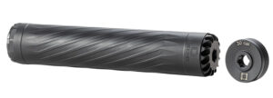 Anechoic X30LB Anechox 30L  30Cal/7.62mm/300Mag Black Stainless Steel/Titanium 1 3/8"x24 w/ 5/8"x24 DTA