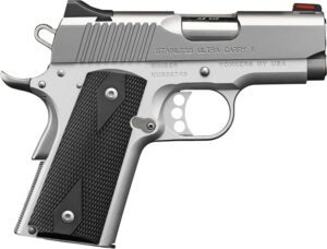 Kimber Mfg.,inc 3200062CA Stainless Ultra Carry II (CA) 45 ACP 7+1 3" Satin Silver Steel Slide Black Synthetic Double Diamond Checkering Grip