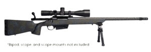 Horizon Firearms RF019C392216C20 Vandal Carbon II 7mm PRC 22" Black Fluted Barrel, Black Drilled & Tapped Receiver, Black Iota EKO X Carbon Fiber Stock