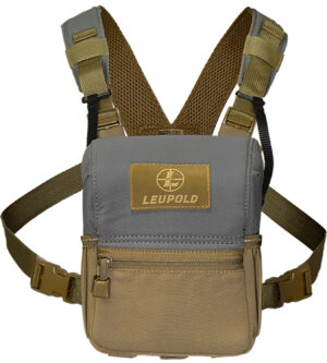 Leupold 185628 Enclosed Binocular Harness Magnetic Tan/Gray