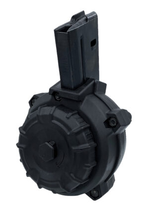 ProMag DRMA108 50rd Drum 6.8 SPC Fits AR-15 Black DuPont Zytel Polymer