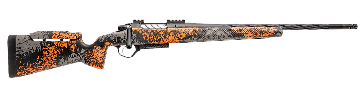 Seekins Precision 0011710217-F Havak PH3 6 Creedmoor 24" Black Fluted Threaded Barrel, Black Picatinny Rail Steel Receiver, Adj Cheek Riser Urban Shadow Synthetic Stock
